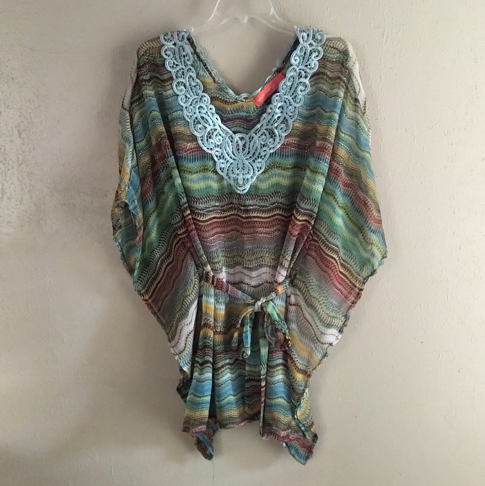 NWOT Sheer tunic